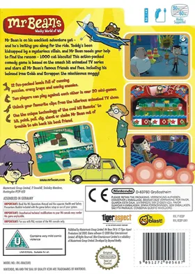 Mr Bean's Wacky World box cover back